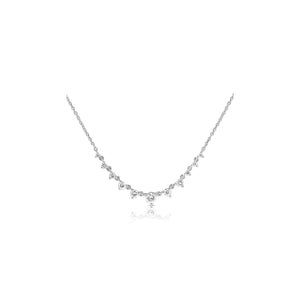 Graduated Diamond Layering Necklace