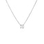 Floating Diamond Solitaire Necklace