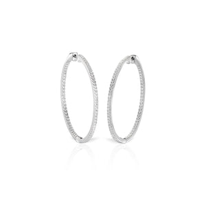 Diamond Grand Hoops