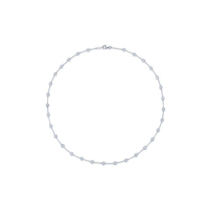 Diamond Bezel Set Necklace