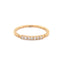 Beaded Diamond Stackable Ring