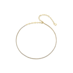 Diamond Tennis Choker Necklace